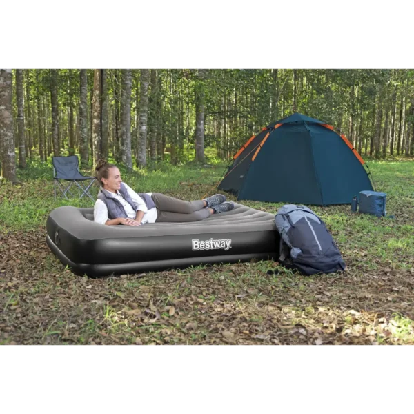 Bestway Tritech Queen Air Mattress with Built-in USB Pump 2.03 m x 1.52 m x 36 cm