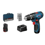 Bosch GSB 12V-15 1300 RPM Black, Blue