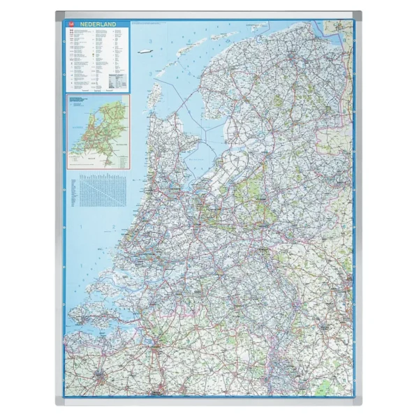 Legamaster PROFESSIONAL map Netherlands 130x101cm