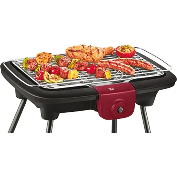 Tefal BG904812 outdoor barbecue/grill Electric Black, Red 2200 W