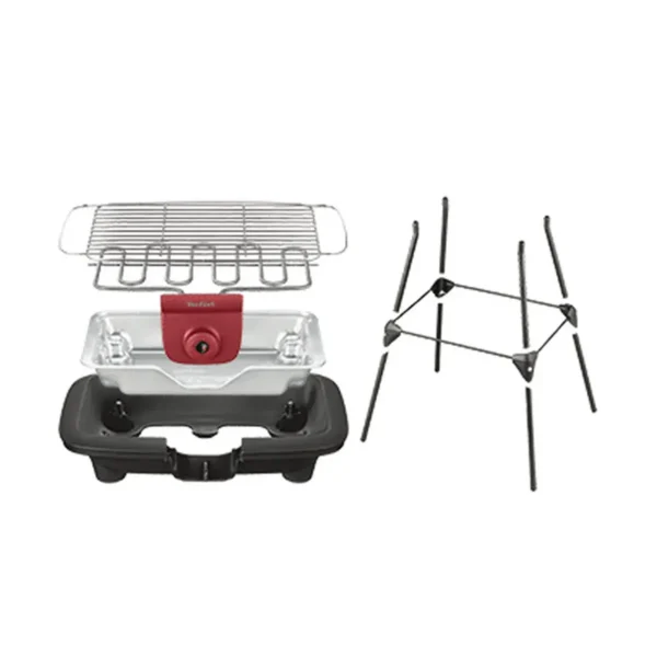 Tefal BG904812 outdoor barbecue/grill Electric Black, Red 2200 W