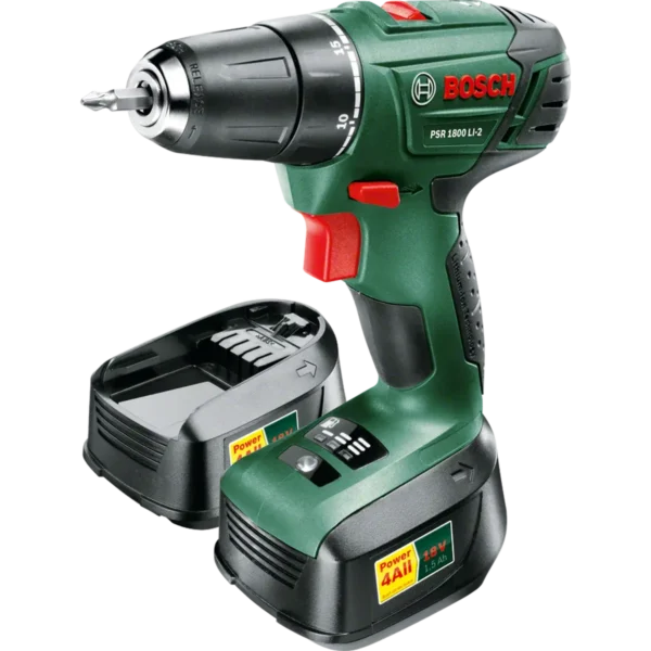 Bosch PSR 1800 LI-2 Keyless 1.2 kg Black, Green, Red
