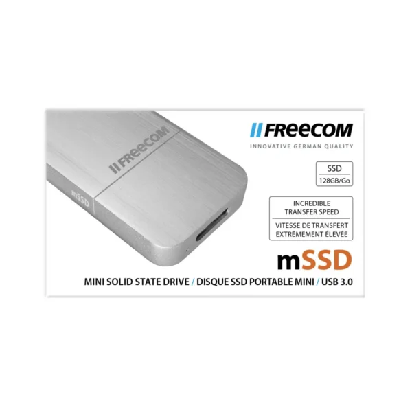 Freecom 56330 external solid state drive 128 GB USB 3.2 Gen 1 (3.1 Gen 1) Aluminium
