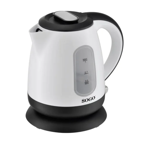 Sogo KET-SS-7715 electric kettle 1 L 1600 W Black, White