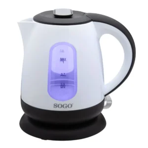 Sogo KET-SS-7715 electric kettle 1 L 1600 W Black, White