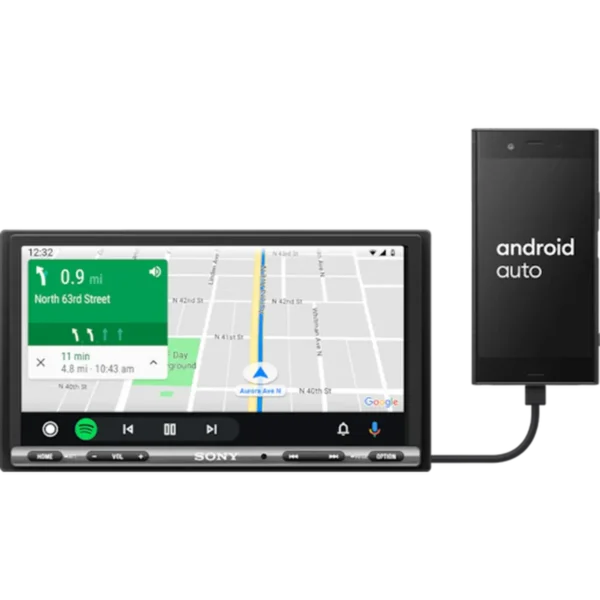 Sony XAVAX3250ANT car media receiver Black 55 W Bluetooth