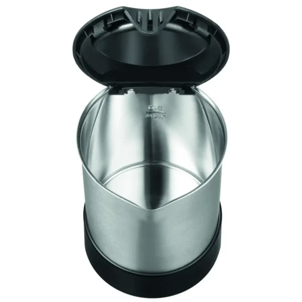 Unold 18575 electric kettle 0.5 L 1000 W Black, Stainless steel