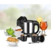 Unold 18575 electric kettle 0.5 L 1000 W Black, Stainless steel