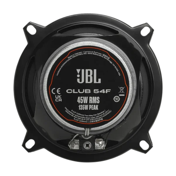 JBL Club 54F car speaker Round 2-way 135 W 2 pc(s)