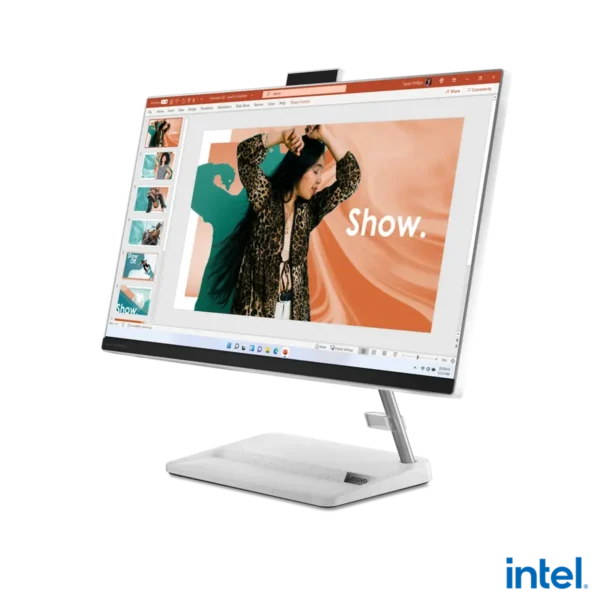 Lenovo IdeaCentre 3 Intel® Core™ i3 i3-1215U 60.5 cm (23.8″) 1920 x 1080 pixels All-in-One PC 8 GB DDR4-SDRAM 512 GB SSD Wi-Fi 6 (802.11ax) White
