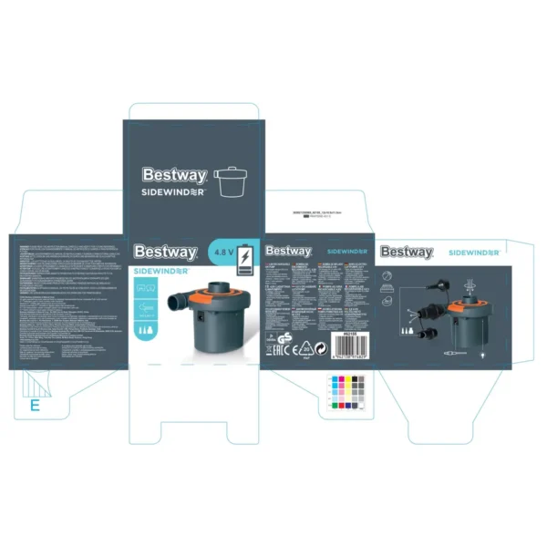 Bestway Sidewinder 4.8V Rechargeable Air Pump