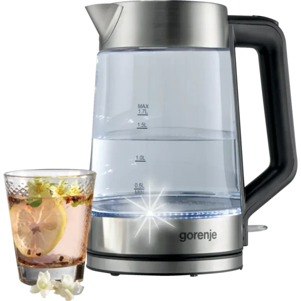 Gorenje K17GED electric kettle 1.7 L 2200 W Stainless steel