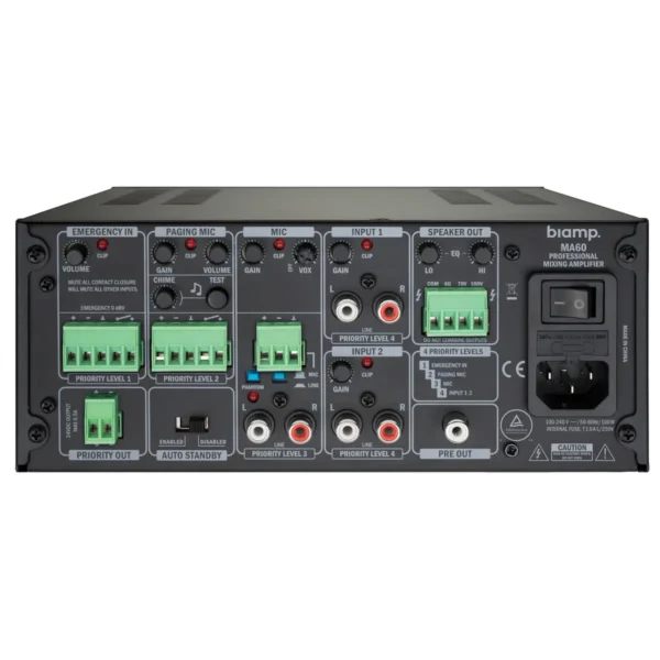 Biamp Commercial Audio MA60 Black