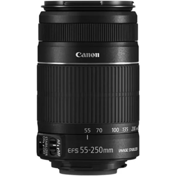 Canon EOS 600D + EF-S 18-55 IS II + EF-S 55-250 IS II CB SLR Camera Kit 18 MP CMOS 5184 x 3456 pixels Black