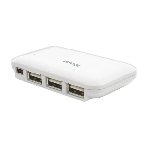 Trust 4 Port Slimline USB 2.0 Hub 480 Mbit/s White