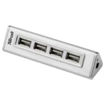 Trust 4 Port USB2 Powered Hub HU-5440 480 Mbit/s Silver