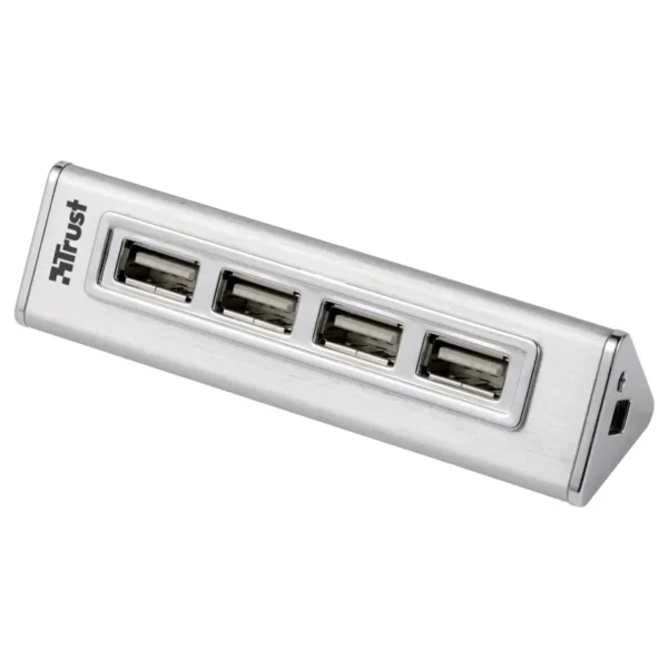 Trust 4 Port USB2 Powered Hub HU-5440 480 Mbit/s Silver