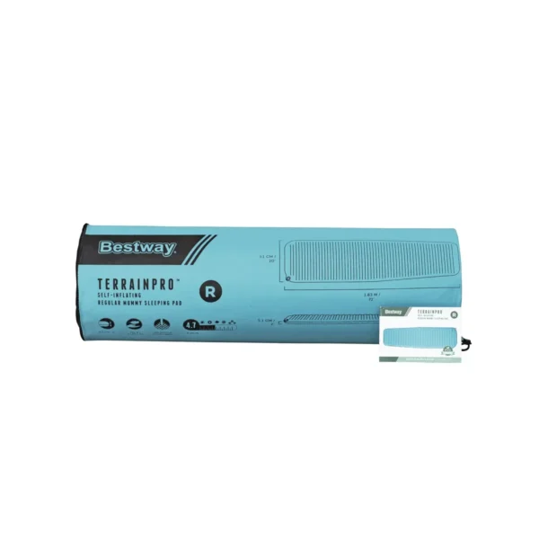 Bestway TerrainPro Self-Inflating Regular Mummy Sleeping Air Pad
