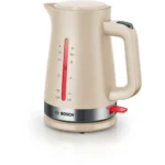 Bosch TWK4M223GB electric kettle 1.7 L 3000 W Black, Cream, Grey, Red