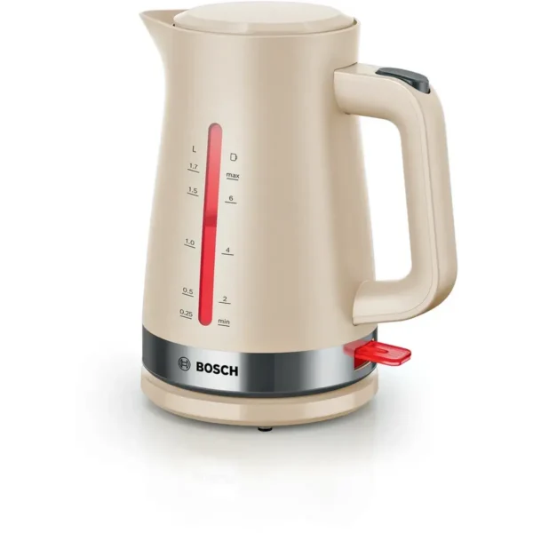 Bosch TWK4M223GB electric kettle 1.7 L 3000 W Black, Cream, Grey, Red