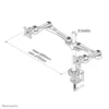 Neomounts FPMA-D930D Monitor arm 10-30″