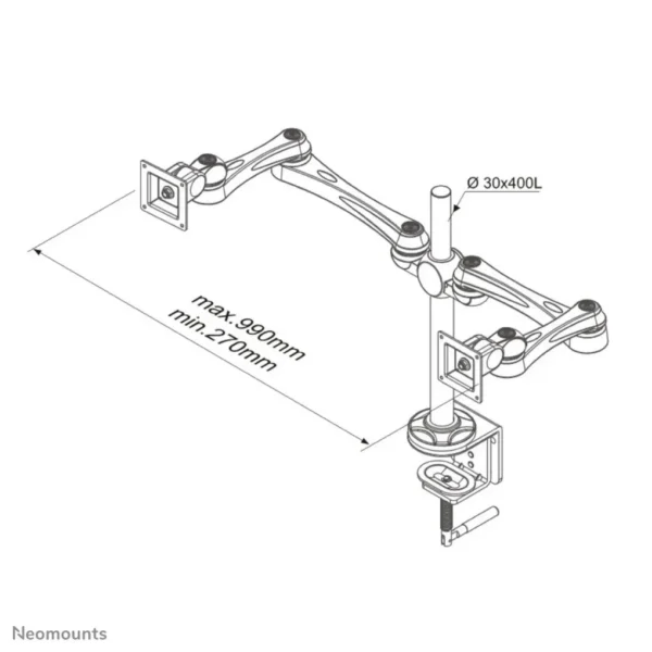 Neomounts FPMA-D930D Monitor arm 10-30″