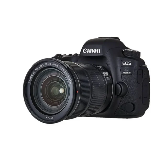 Canon EOS 6D Mark II + EF 24-105mm IS STM SLR Camera Kit 26.2 MP CMOS 6240 x 4160 pixels Black