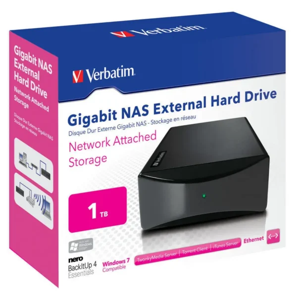 Verbatim GigaBit NAS Black