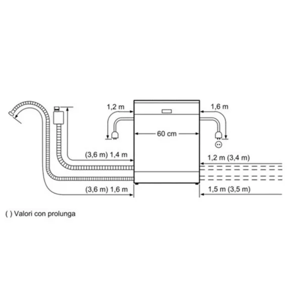 Siemens SN64D003EU dishwasher Fully built-in 12 place settings