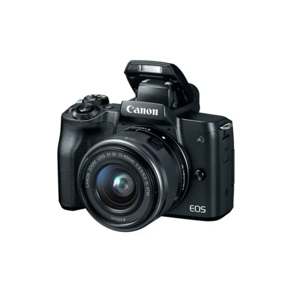Canon EOS M50 + EF-M 15-45mm f/3.5-6.3 IS STM Kit SLR Camera Kit 24.1 MP CMOS 6000 x 4000 pixels Black