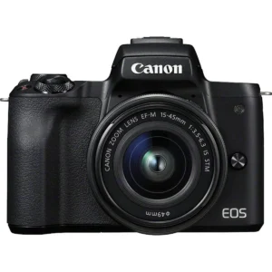 Canon EOS M50 + EF-M 15-45mm f/3.5-6.3 IS STM Kit SLR Camera Kit 24.1 MP CMOS 6000 x 4000 pixels Black