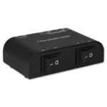 Techly IDATA AU-266 audio switch Black