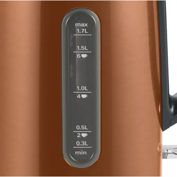 Bosch TWK4P439GB electric kettle 1.7 L 3000 W Copper