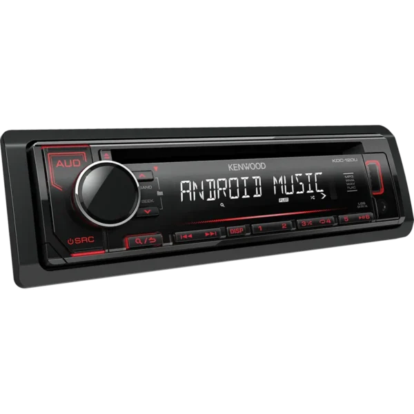 Kenwood KDC-120UR car media receiver Black, Chrome 200 W