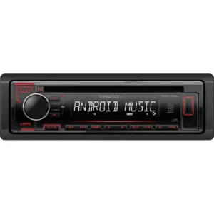 Kenwood KDC-120UR car media receiver Black, Chrome 200 W