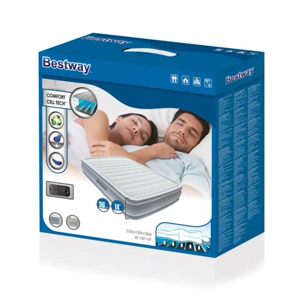 Bestway Comfort Cell Sleepzone Premium Raised Airbed/Queen