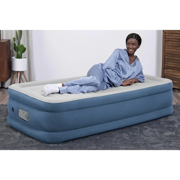 Bestway AlwayzAire Twin Air Mattress with Built-in Dual Pump 1.91 m x 97 cm x 46 cm
