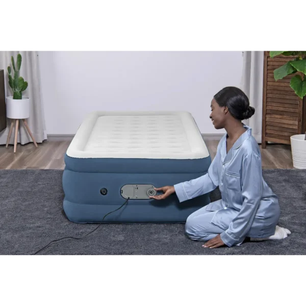 Bestway AlwayzAire Twin Air Mattress with Built-in Dual Pump 1.91 m x 97 cm x 46 cm