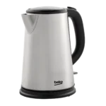 Beko WKM 6226 I electric kettle 1.7 L 2200 W Black, Stainless steel
