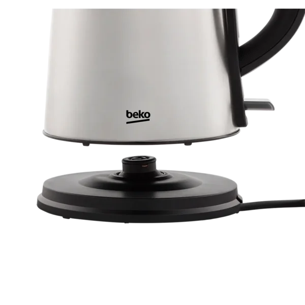 Beko WKM 6226 I electric kettle 1.7 L 2200 W Black, Stainless steel