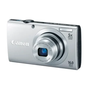 Canon PowerShot A2400 IS 1/2.3″ Compact camera 16 MP CCD 4608 x 3456 pixels Black, Grey