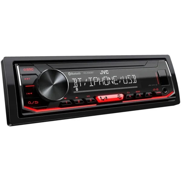JVC KD-X362BT Black Bluetooth