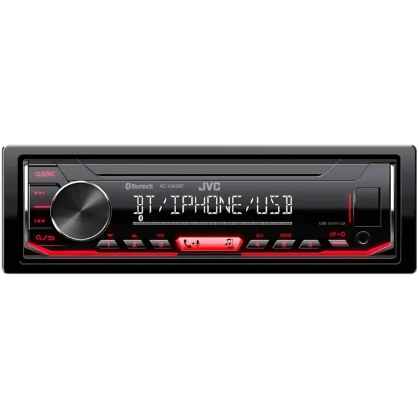 JVC KD-X362BT Black Bluetooth