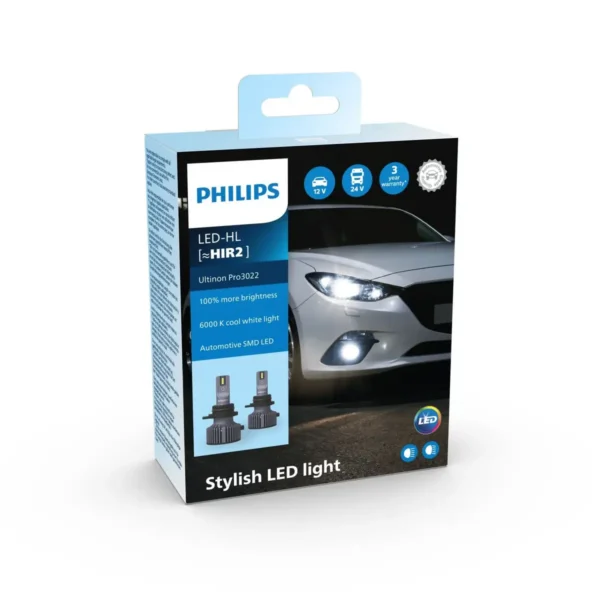 Philips Ultinon Pro3022 LUM11012U3022X2 LED headlight bulbs