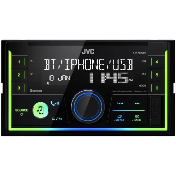 JVC KW-X830BT 2-DIN Digital Media Receiver