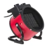 Techly IC-HEAT002 electric space heater Indoor & outdoor Black, Red 2400 W Fan electric space heater