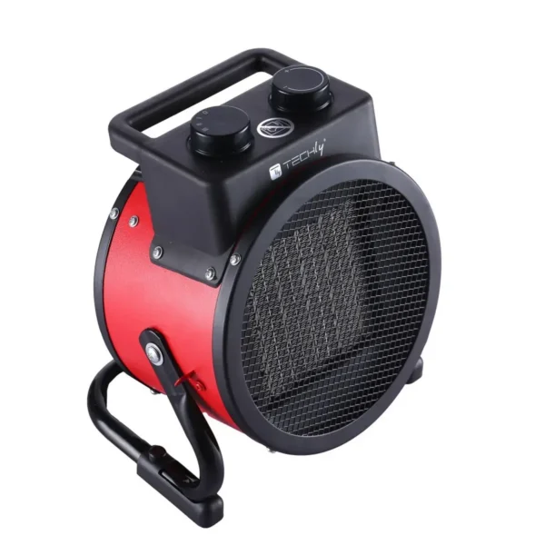 Techly IC-HEAT002 electric space heater Indoor & outdoor Black, Red 2400 W Fan electric space heater