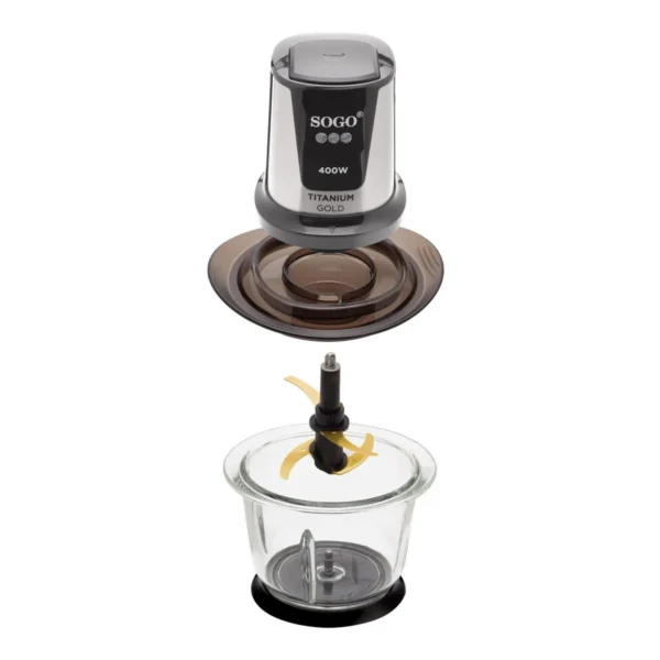 Sogo PIC-SS-5260 electric food chopper 1.5 L 400 W Black