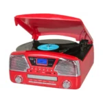 Trevi TT 1068 E Direct drive audio turntable Red Semi Automatic
