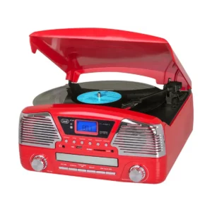 Trevi TT 1068 E Direct drive audio turntable Red Semi Automatic